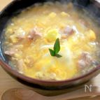 生姜たっぷりの鶏卵うどん