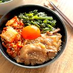 忙しい日はコレ！【やみつき3色韓国風カルビ丼】