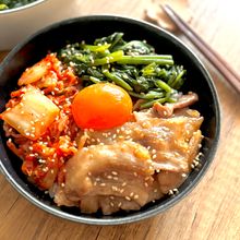 忙しい日はコレ！【やみつき3色韓国風カルビ丼】