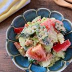 【夏野菜のツナマヨ和え】オクラトマト
