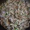 れみーの作ってみた!投稿(ワンパン10分【豚こま×えのきガリバタ醤油炒め】ご飯すすむ♩)