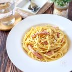 全卵使用！生クリーム不要♪簡単すぎる本格濃厚カルボナーラ