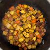 根菜とウインナー《極旨♡豆乳カレースーブ》の工程3