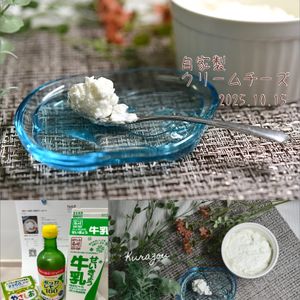 クラ蔵の作ってみた!投稿(【材料３つで簡単】自家製クリームチーズ)