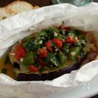レンジで5分♪イタリアの紙包み料理、夏野菜のカルトッチョ