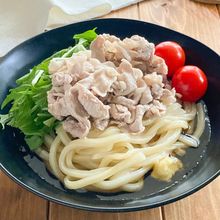 【ひと皿で完結♪】お腹も満足！冷しゃぶうどん