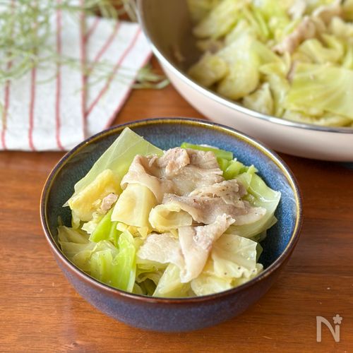 重ねて放置するだけ「豚肉とキャベツの重ね蒸し」