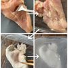 【むね肉ときゅうり、枝豆の中華風白和え】うどんスープで簡単！の工程1