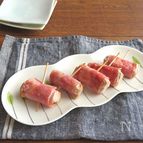 フライパンで簡単☆お弁当やおつまみに◎まぐろのベーコン巻き