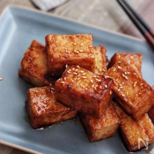 まるでお肉のような主役級!【厚揚げの生姜照り焼き】