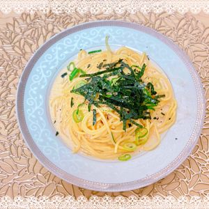 にゃ〜むずの作ってみた!投稿(【たらこクリームパスタ】フライパン1つで簡単！)