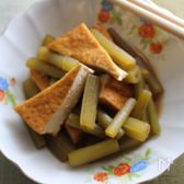 ふきと厚揚げ煮もの。