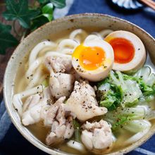 鶏白菜のうま塩うどん【#包丁不要 #解凍不要 #ランチ】