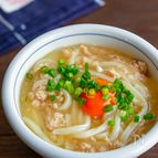 疲れたお腹にも優しい！みぞれ鶏ひき餡うどん