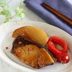 ぶりのバルサミコ照り焼き