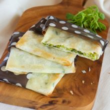 【包丁・はかり・火不要】豆苗とじゃこチーズのぺたんこ焼き