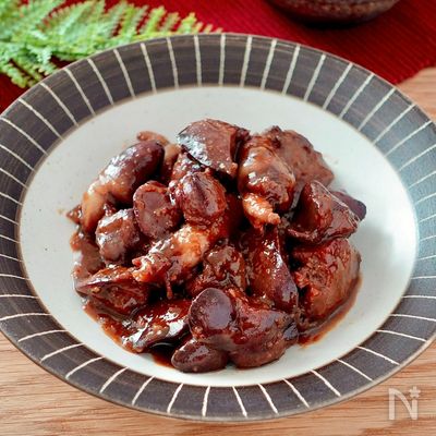 ほったらかしで簡単！【レバーのにんにく醤油煮】