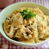 お出汁でほっこり♡豚肉の卵とじ丼【やさしい味わい】