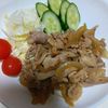 marine55の作ってみた!投稿(たっぷり千切りキャベツと一緒に食べる♡『豚こま肉の生姜焼き』)