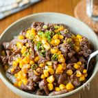 【やみつき♡︎上州牛と生とうもろこしのうま味噌バター丼】