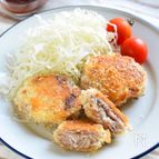 【揚げないメンチカツ】キャベツたっぷり♪めっちゃ楽チン