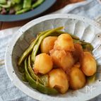 万人ウケ間違いなし♪「ささげ（秋豆）とじゃがいものうま煮」