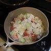 15分で完成!とろあま新玉ねぎと鶏もも肉のバタークリーム煮。の工程2