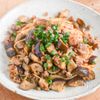 ガッツリ食べよう！豚ひき肉とナスのピリ辛パスタ