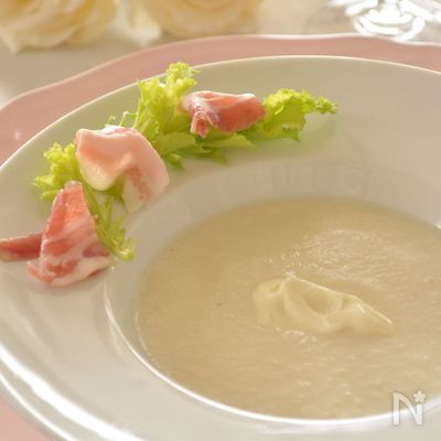 蕪とマスカルポーネの優しいポタージュ