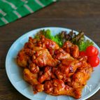 ジャムで簡単！手羽元の照り煮
