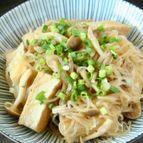 味付け簡単！しらたきと厚揚げのすき煮