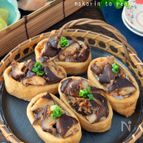驚く美味しさ！かつお椎茸のいなり寿司