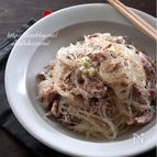 【春雨戻さず一発で完成！】豚肉入り＊ネギ塩春雨