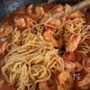 【生クリーム不使用】えびの濃厚トマトクリームパスタの工程3