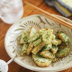 味見止まらず。すぐ旨シャキシャキ♡『長芋の青のりバター』