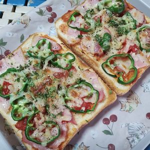 M*Pの作ってみた!投稿(喫茶店のピザトースト)