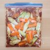 【下味冷凍】長ネギとニンジンの豚肉炒めの工程3