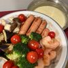 すみれの作ってみた!投稿(簡単お手軽♪子供と一緒に食べれるチーズフォンデュ♡)