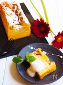 豆腐deバナナカスタードケーキ