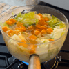 【野菜スープ】隠し味に梅チューブ?!絶品に変身✨の工程2