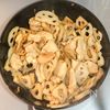 材料8つでお箸止まらん絶品おかず♡鶏れんこんの甘酢マヨ炒めの工程2