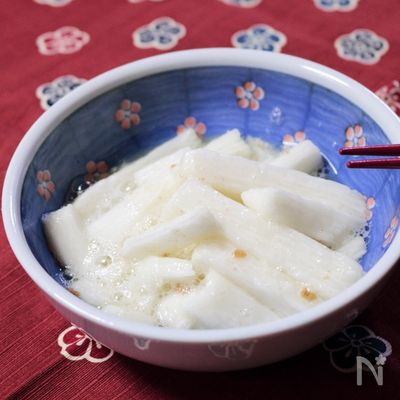 長芋の梅昆布茶漬け（浅漬け）