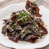 コリコリ食感！生きくらげのガーリックチーズ和え