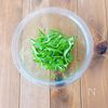 ピーマンの無限海苔ナムルの工程1