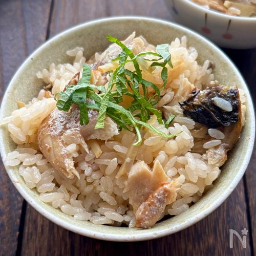 さばと生姜の炊き込みごはん