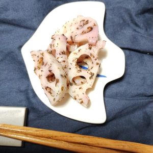 M＊Pの作ってみた!投稿(【お弁当】蓮根でゆかりの酢の物)