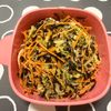 m★egの作ってみた!投稿(キャベツ大量消費＊千切り野菜とひじきのサラダ)