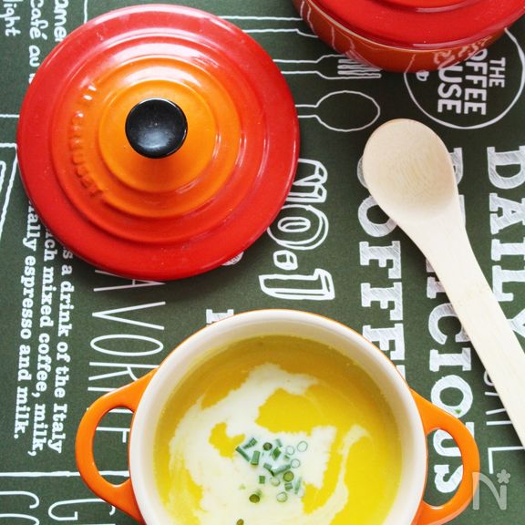 朝ごはんにも！白だし効かせた★かぼちゃの和風ポタージュスープ