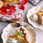 【りんごの型無しタルト】ホットケーキミックスで簡単！