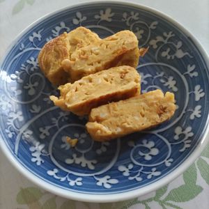 KUMIKOの作ってみた!投稿(大人のわさび入り玉子焼き)